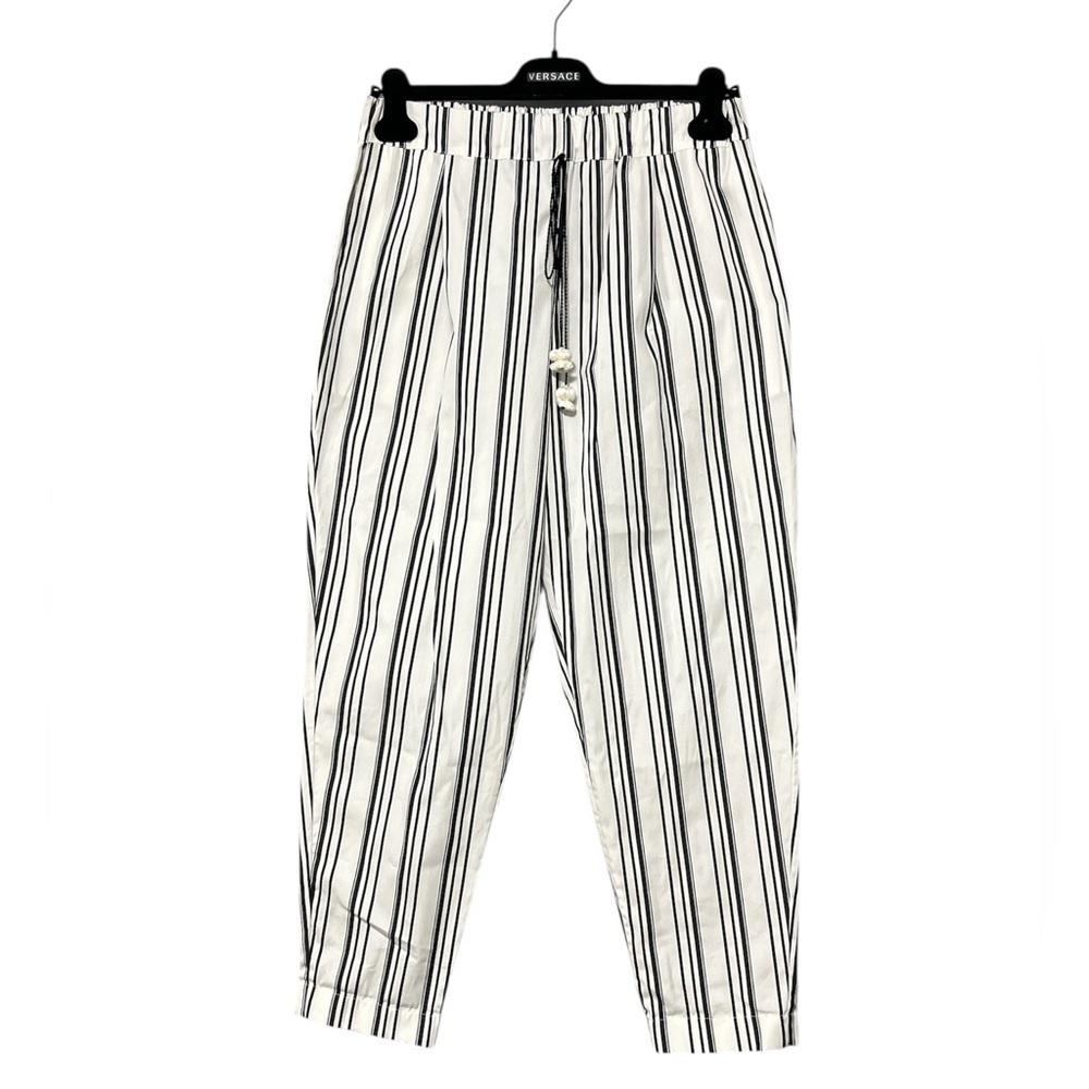 HOLY CAFTAN HC Stripe Down Cotton Pants